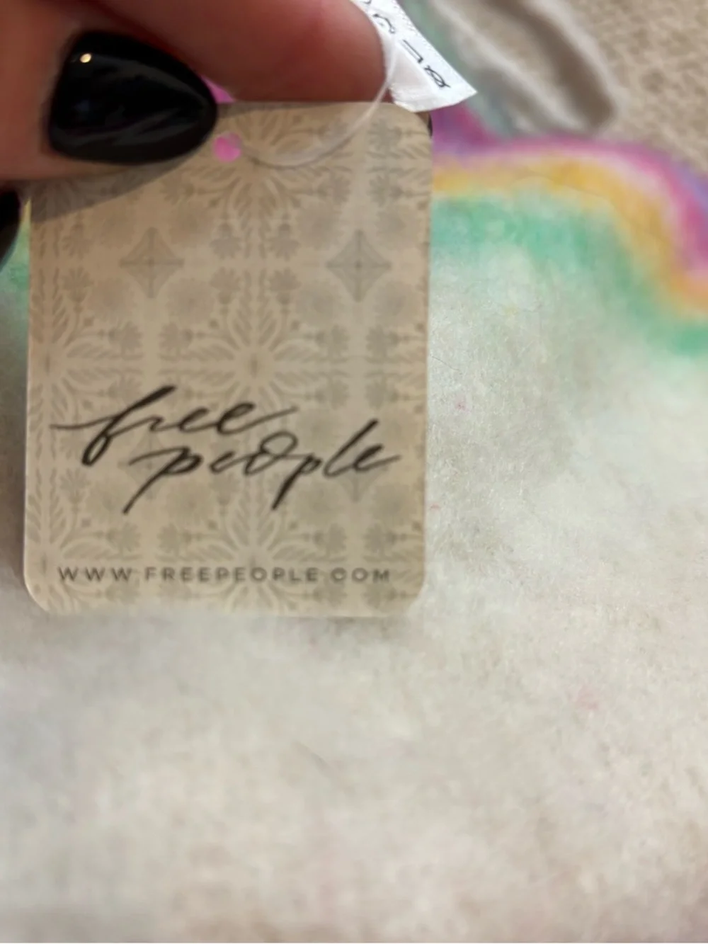 Brand new‎ with tags Free People Fringe Throw Blanket Ivory